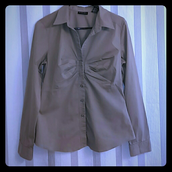 New York & Co long sleeve dress blouse