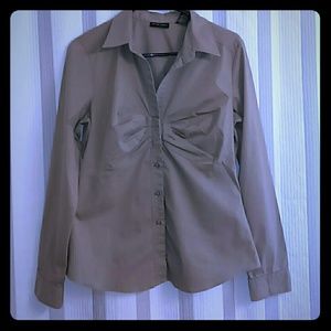 New York & Co long sleeve dress blouse