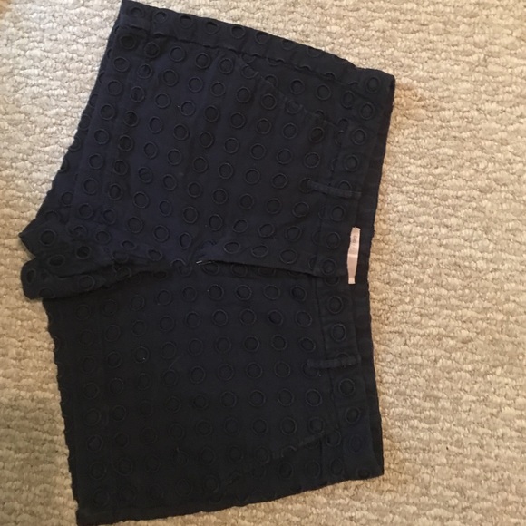 Navy Blue eye lit shorts
