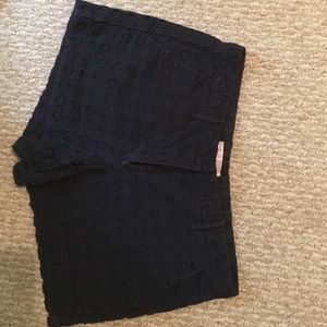 Navy Blue eye lit shorts