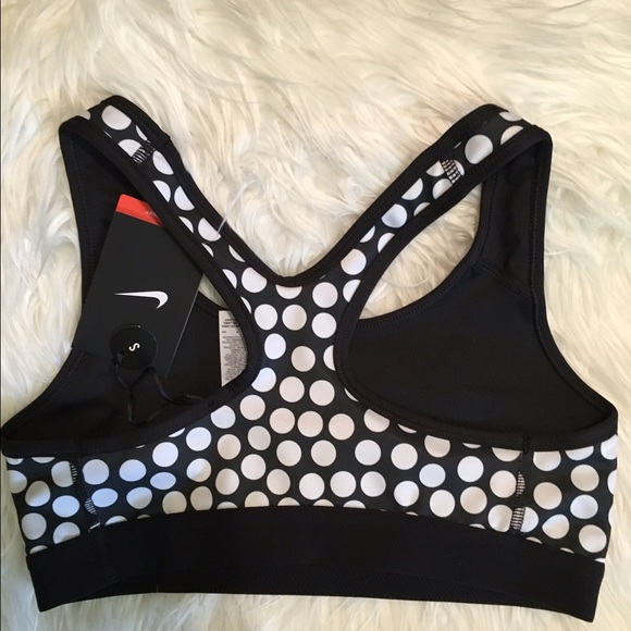 NWT Nike Pro Classic Dot Sports Bra - Picture 4 of 4