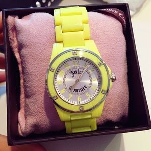 Juicy Couture Neon Yellow Watch