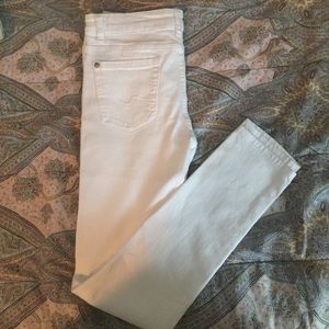 7 Seven For All Mankind White skinny jeans