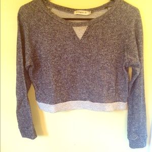 Long sleeve crop top
