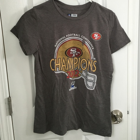SF 49er's 2012 NFC Champions women's tshirt