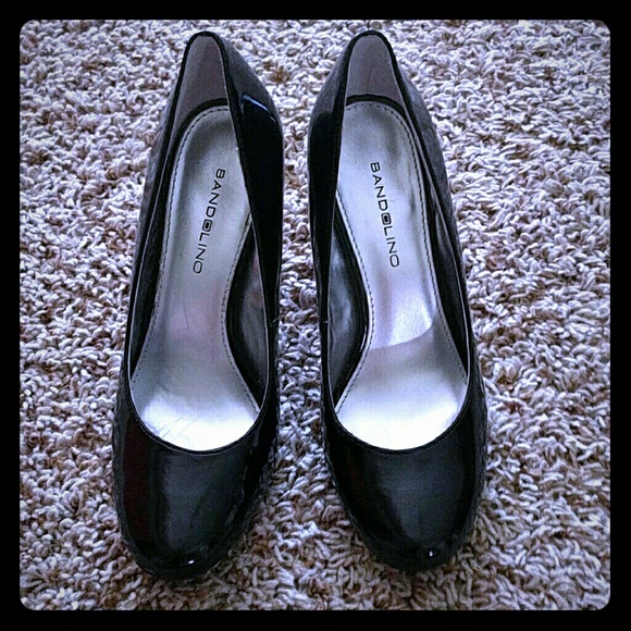 Black Patent Leather Heels