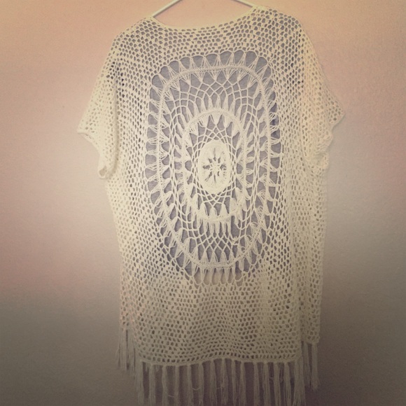 Crochet kimono
