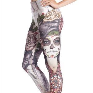 Werkshop remix sugar skull leggings