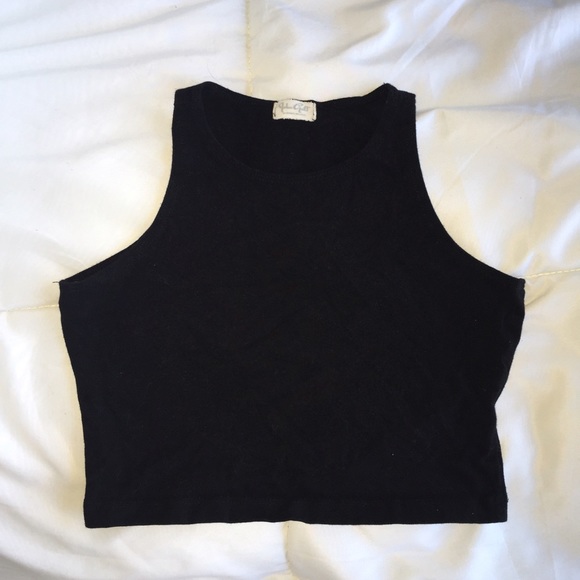 Brandy Melville black crop top