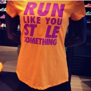 Nike Dri-Fit running T-shirt.