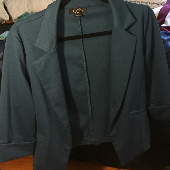 Deep Blue Cotten Blazer