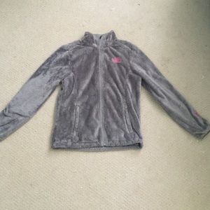 Grey breast cancer awareness north face