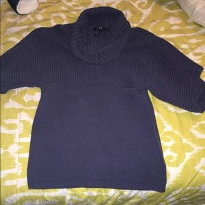 BCBG cowl neck sweater size small