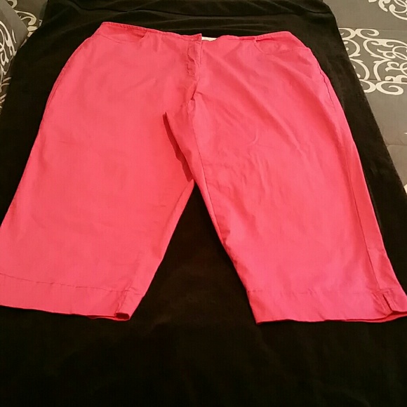 Pink capris