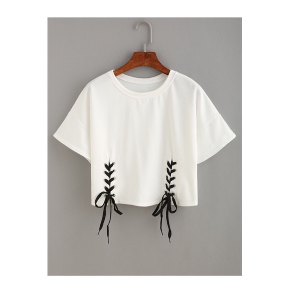 Tops - Lace Up Tee