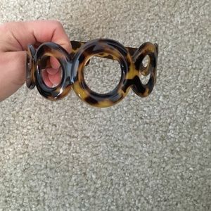 Tortoise shell print headband