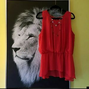 BISOU BISOU PLEATED BLOUSE