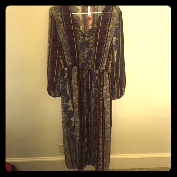 Long layering dress