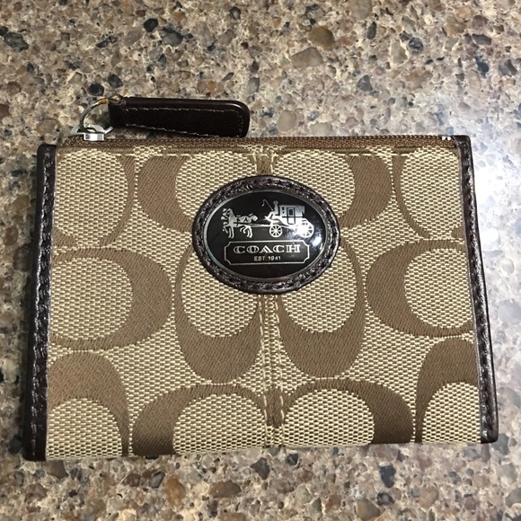 Coach mini cc/coin holder