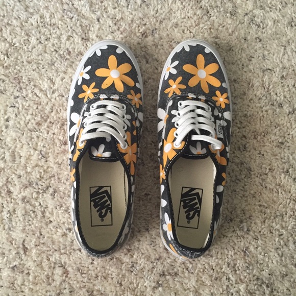 Flower print Vans