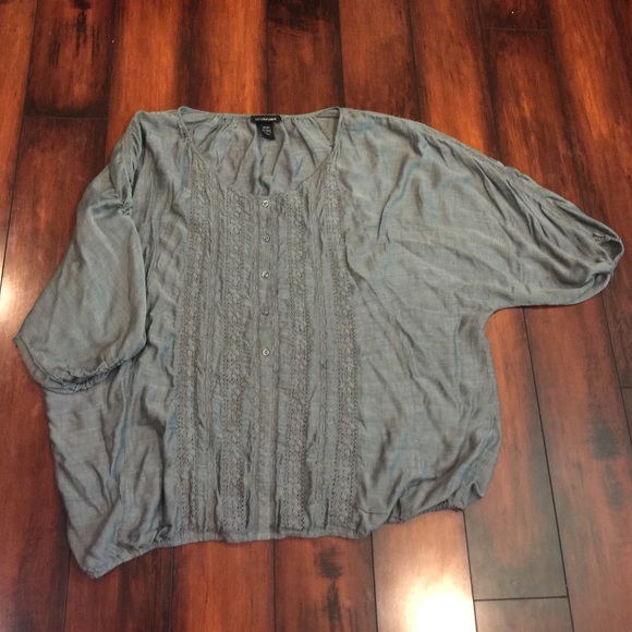 😍2 for $25😍 Grey Lane Bryant Top