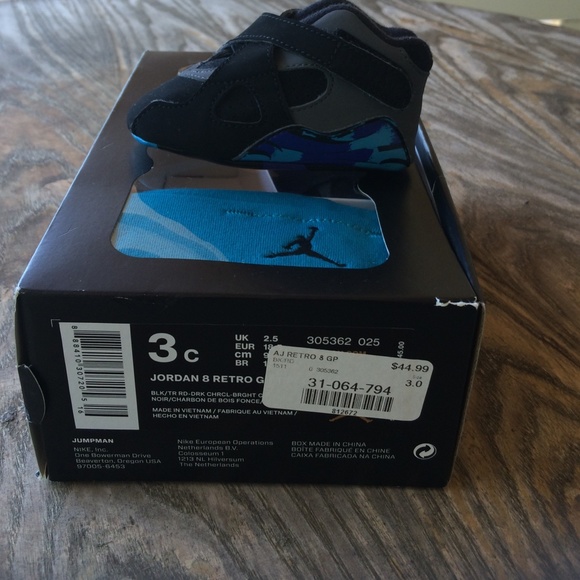 Nike Jordan Retro 8/ Nike Lil Posite One (crib 3)