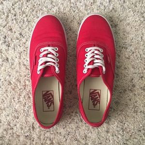 Red Vans