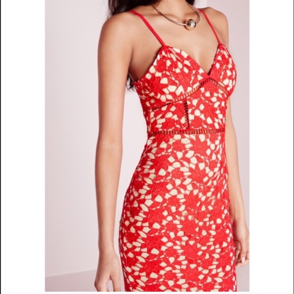Missguided Dresses & Skirts - NWT red lace dress