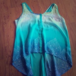 Adorable ombré tank top