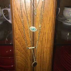 Multi layered necklace