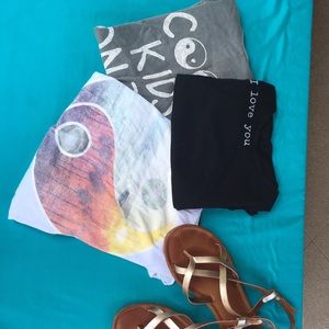 3 brandy Melville tanks