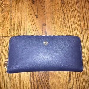 TURY BURCH, Navy blue REAL & NEVER USED  wallet