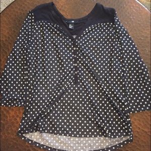 H&M polkadot top