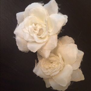 Handmade flower hair clips