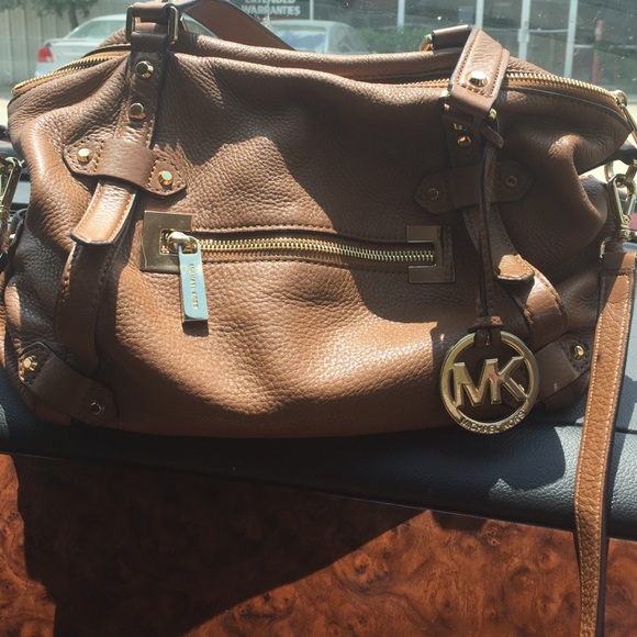 Michael kors brown leather purse