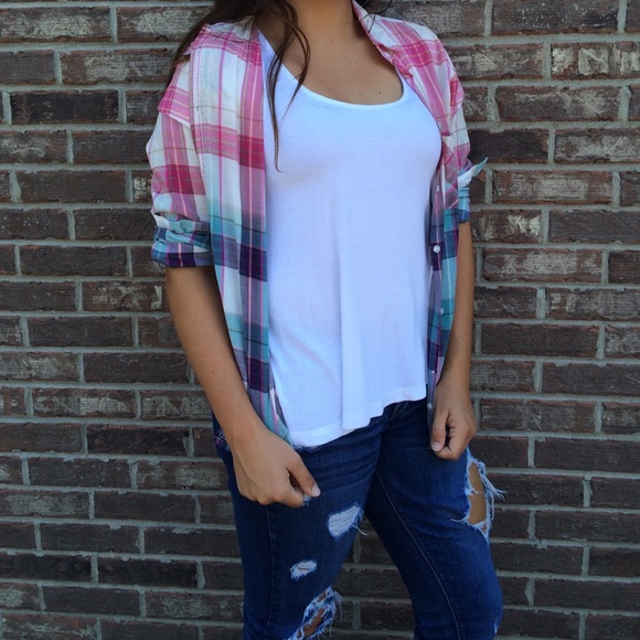 Lightweight Multicolor Flannel from AE - Picture 2 of 2