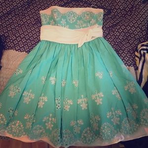 Teal dress with some flare