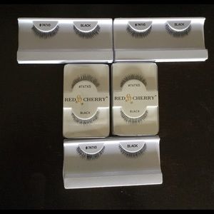 Red cherry lashes. #747XS black, never used.
