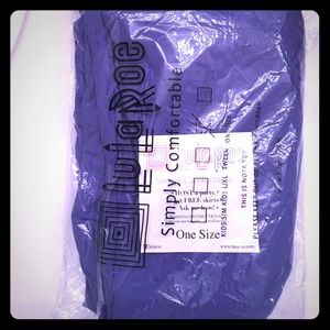 Purple lularoe solid leggings NWT