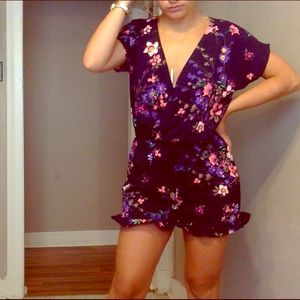 FLORAL ROMPER