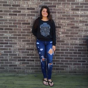 Dark Grey Obey Sweatshirt