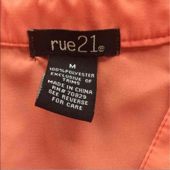 Rue21 Peach/Coral dress - Picture 2 of 2