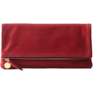 Clare Vivier Red Clutch