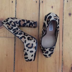 Steve Madden Cheetah Platform Heels