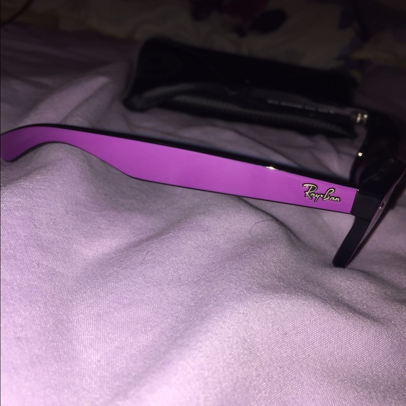 Never been used Purple Raybans