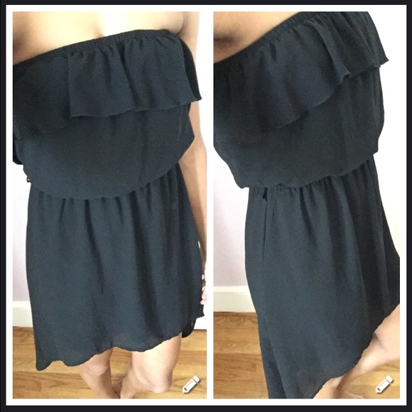 Black High/Low dress - Picture 3 of 3