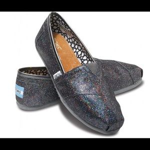 sparkly rainbow toms