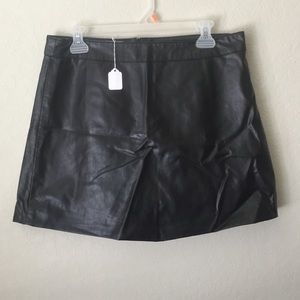 Brand new with tags Faux leather mini skirt
