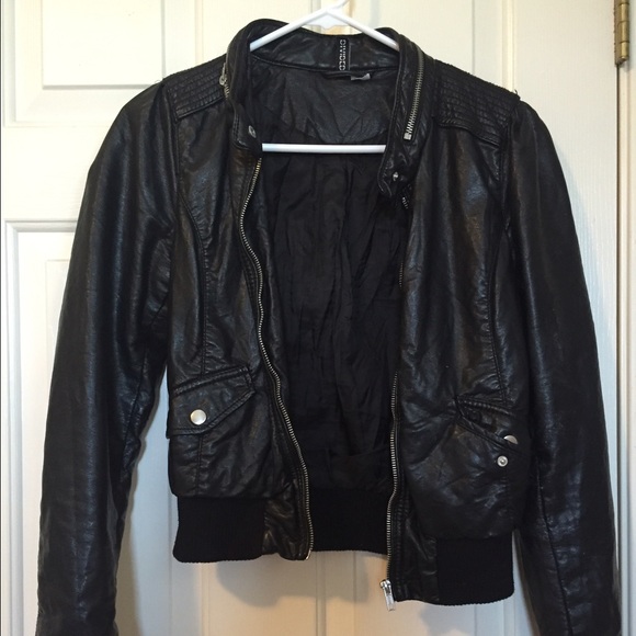 H&M leather jacket