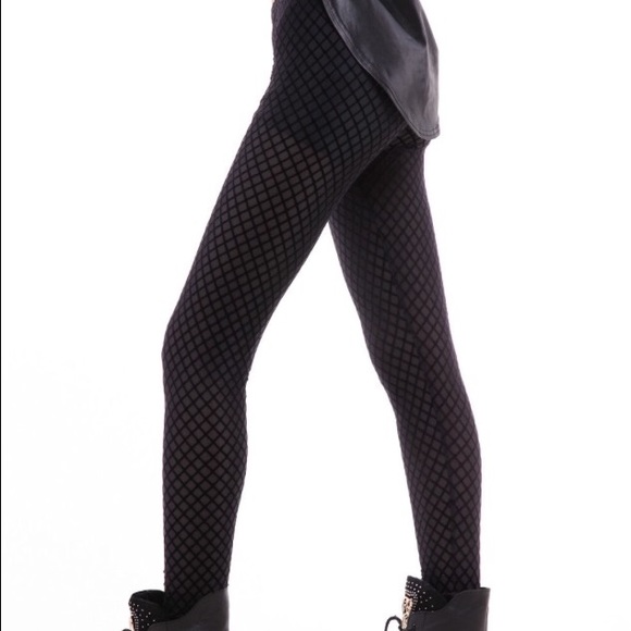 Black milk burned velvet leggings